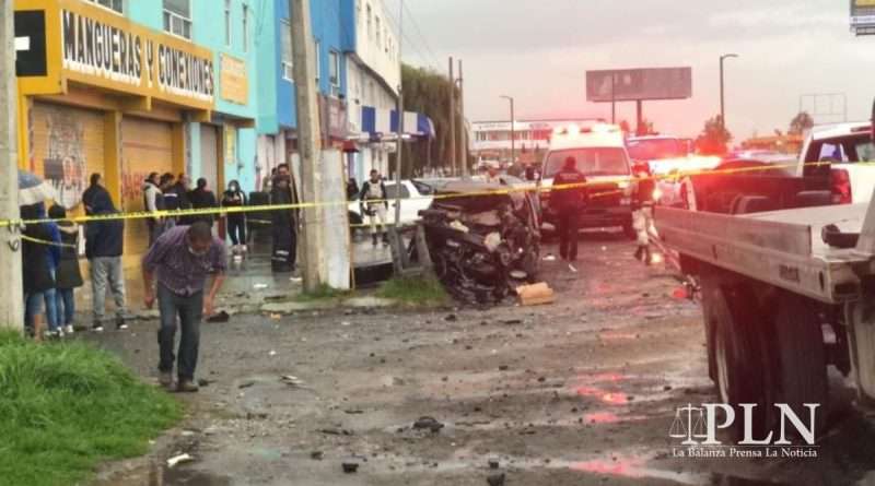 Aparatoso accidente en Mexicaltzingo deja un muerto y un lesionado