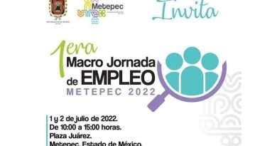 ¡Consigue empleo! Más de 2 mil vacantes se ofertarán en Metepec