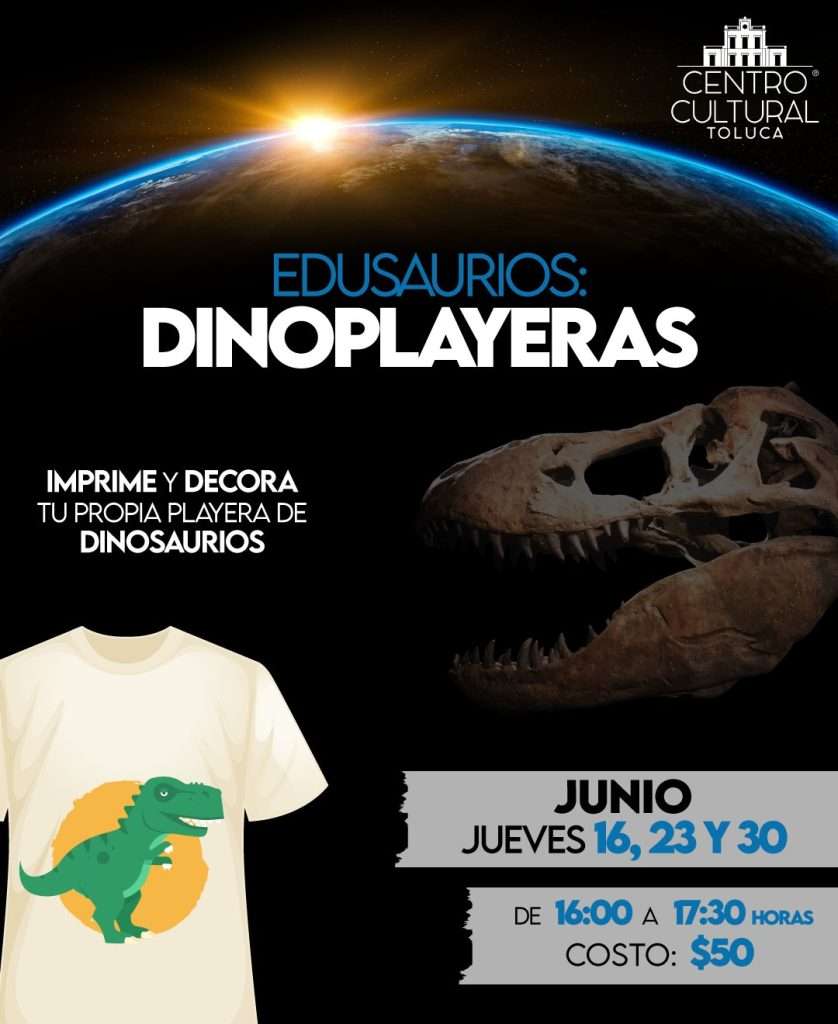 Taller de Dinoplayeras en Toluca
